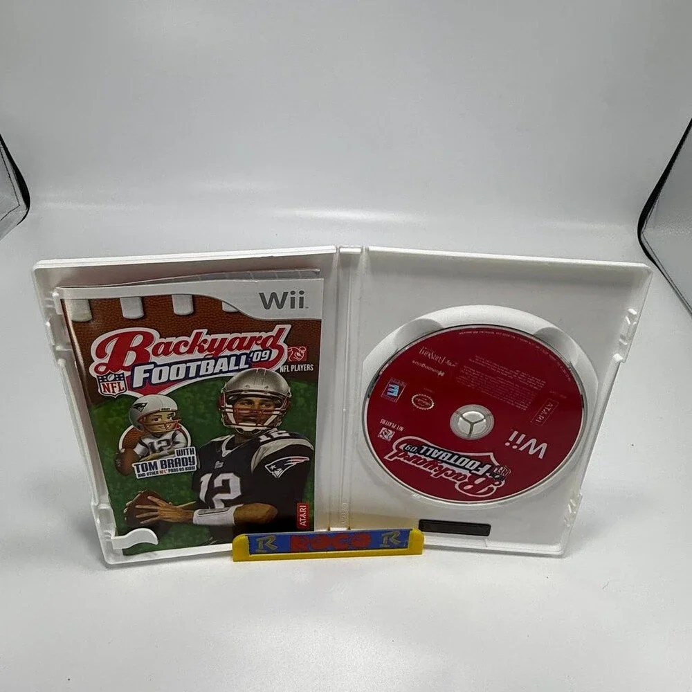 Backyard Football '09 Wii (Nintendo Wii, 2008) Complete W/ Manual